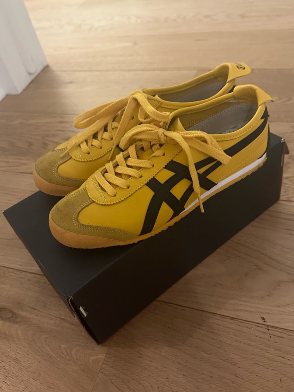 Onitsuka Tiger by Asics Yellow & Black Sneakers